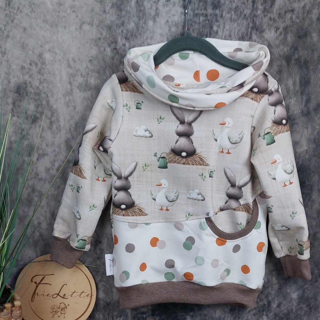 Hoodie Hase und Gans