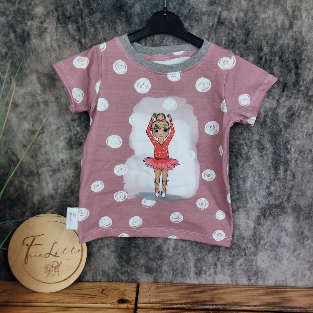 T Shirt Ballerina Gr. 86