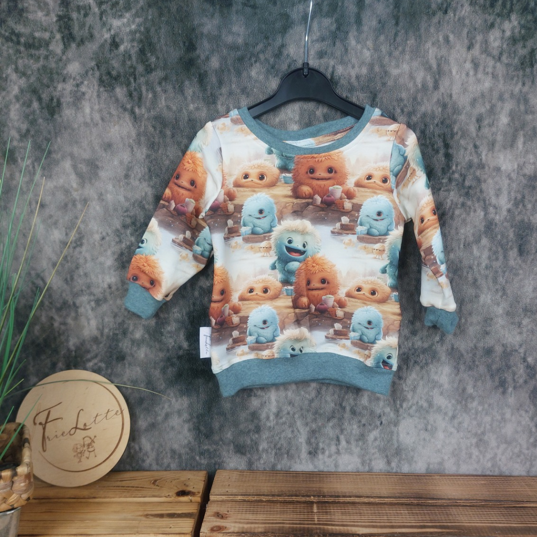 Sweater Monsterchen Gr. 74