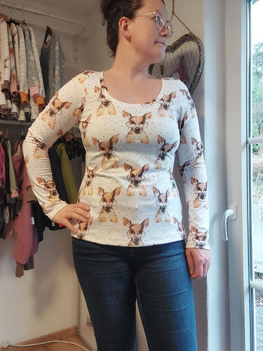 Basicshirt Damen aus einem Stoff von FrieLotte