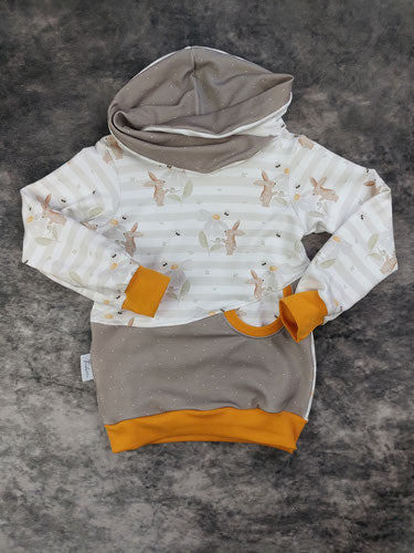 Hoodie Frühlingshase Gr. 116