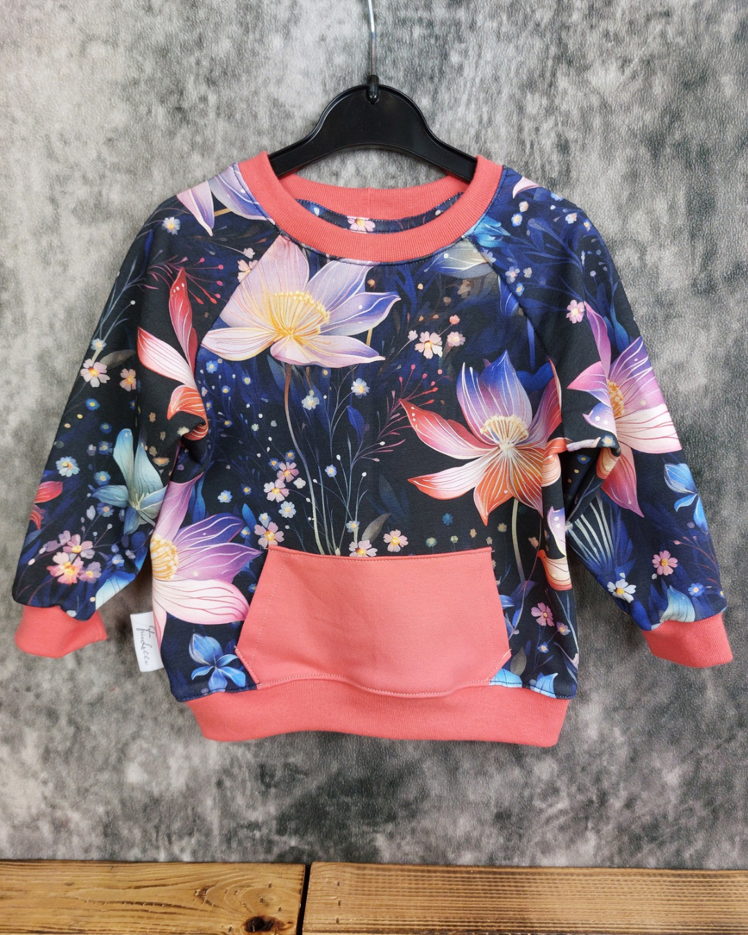 Sweater Gr. 80 Blumen