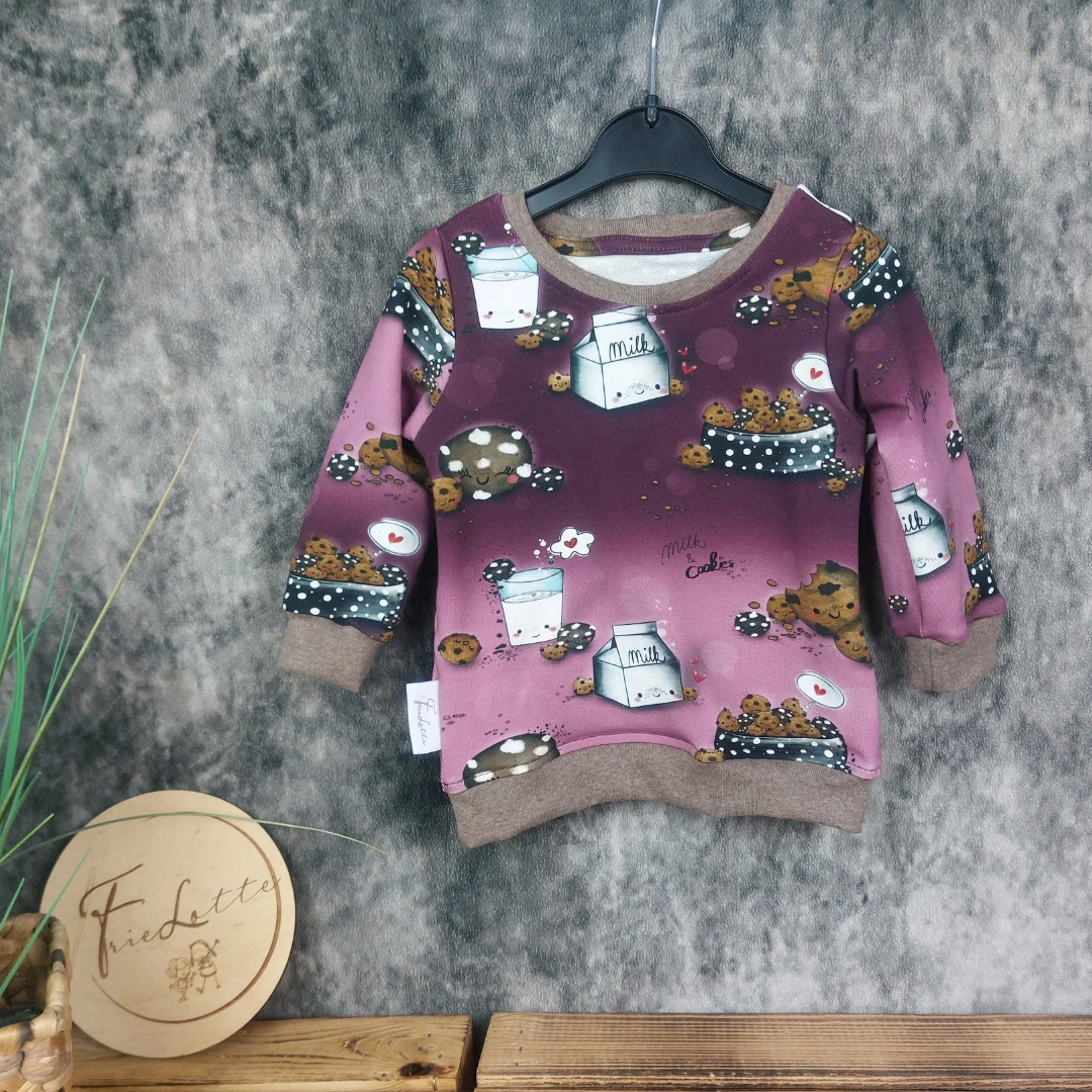 Sweater Cookies beere Gr. 74