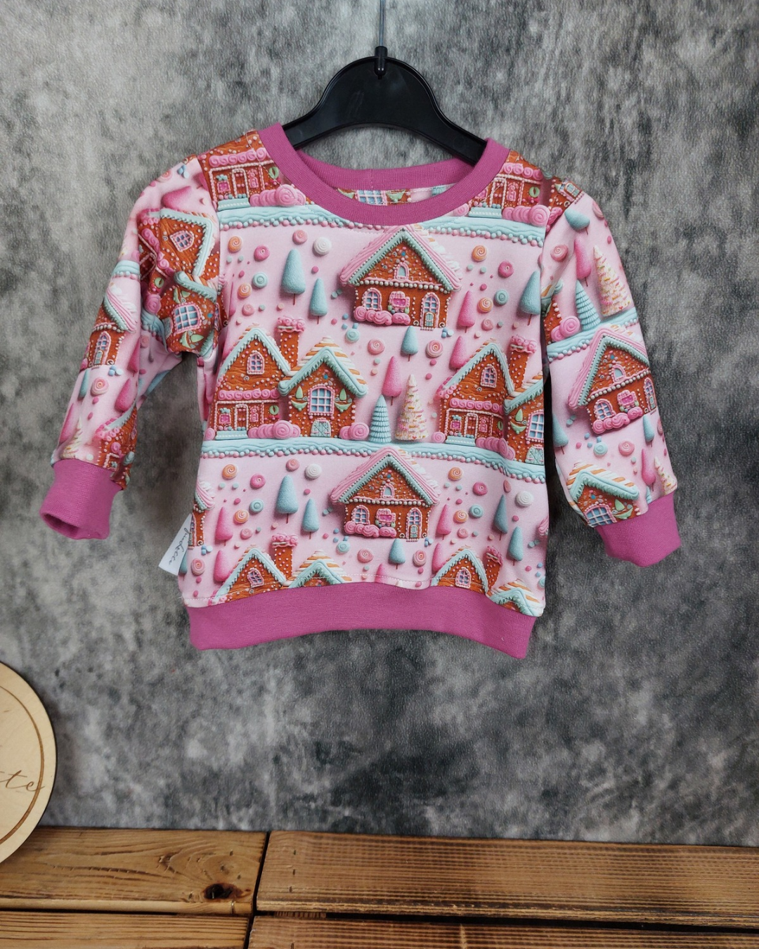 Sweater Gr. 68 Lebkuchenhäuser