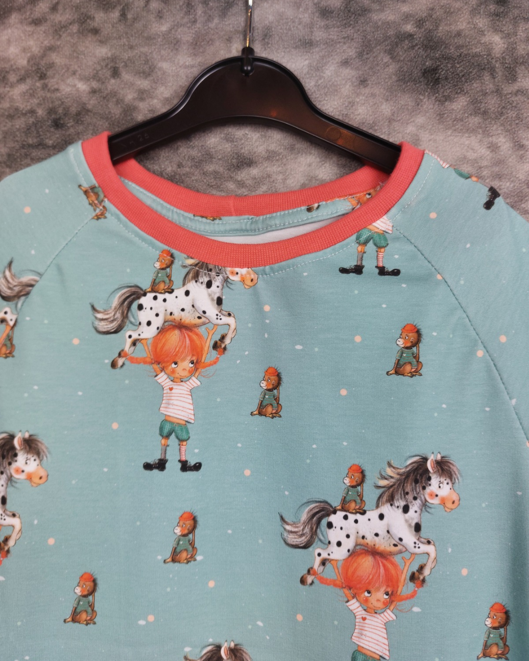 Kleid kurzarm Boxy freches Mädchen Gr. 110