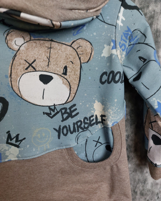 Hoodie Chillbär in Wunschgröße