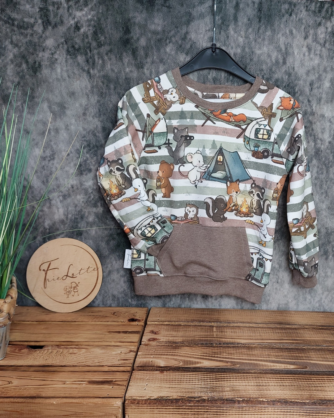 Sweater Camping in Wunschgröße