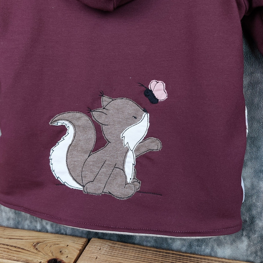 Sweatjacke aus Sommersweat