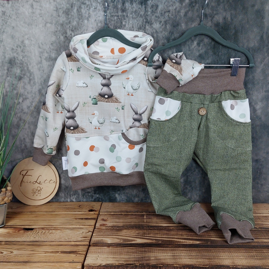 Set Hase und Gans Gr. 98