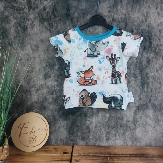T-Shirt wilde Tiere Gr. 68