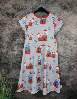 Strandkleid kurzarm aus einem Stoff von FrieLotte