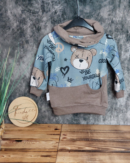 Hoodie Chillbär in Wunschgröße