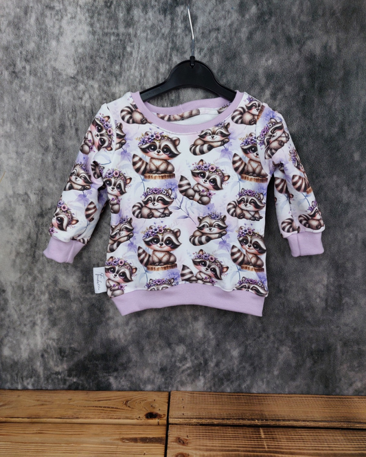 Sweater Gr. 68 Waschbären