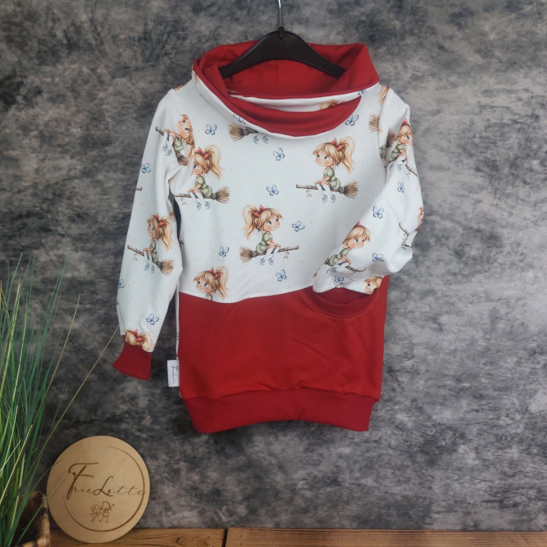 Hoodie Hexe in Wunschgröße