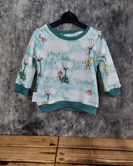 Sweater Gr. 74 Wolkentiere