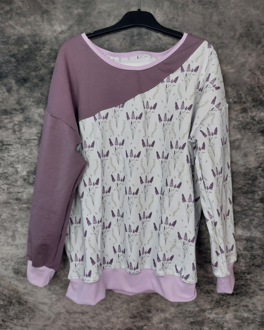Oversized Sweater Gr. 46 Lavendel