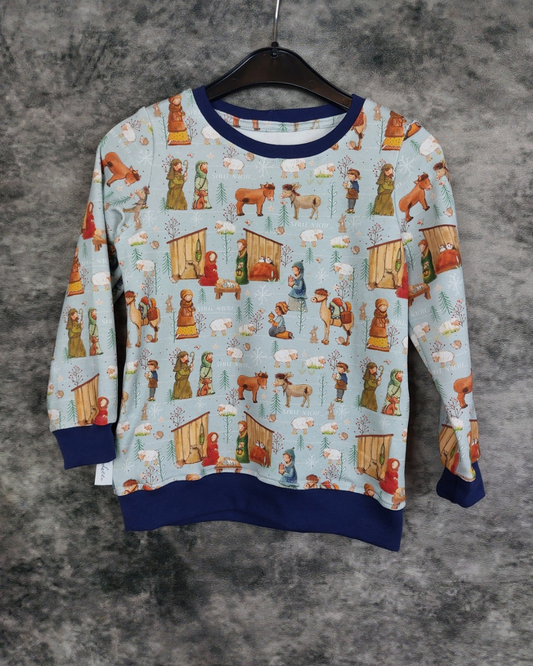 Sweater Gr. 104 Weihnachtsgeschichte