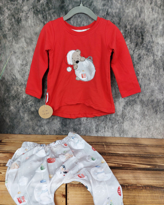 Set Weihnachtsbär Gr. 86