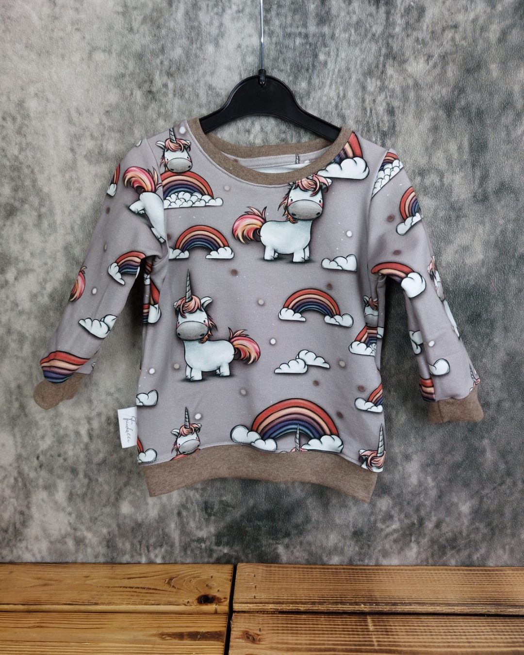 Sweater Gr. 80 Einhorn