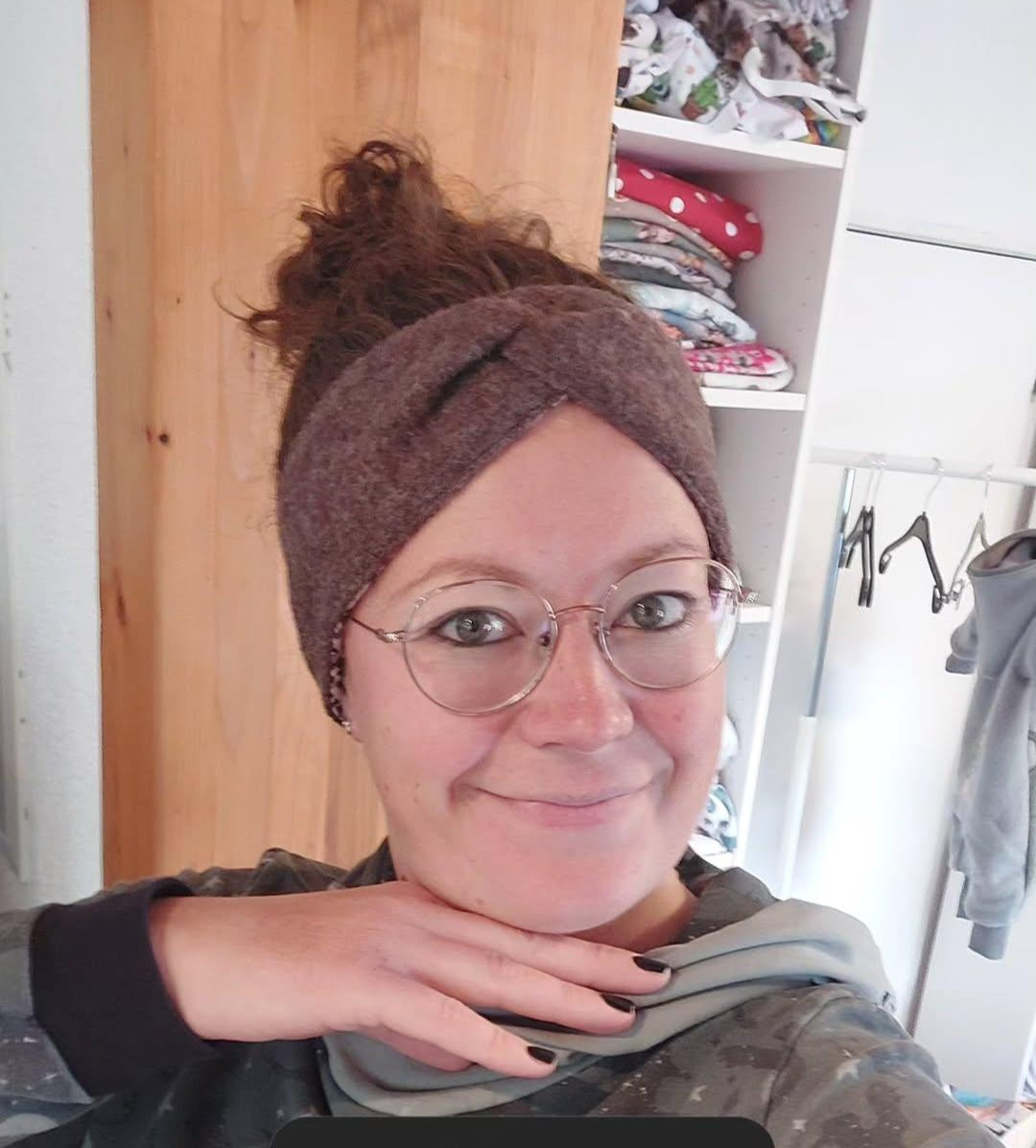 Stirnband aus Walk für Damen