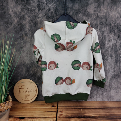 Hoodie Kastanien Gr. 98