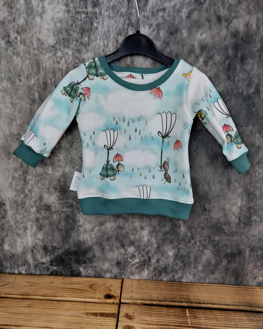 Sweater Gr.62 Wolkentiere