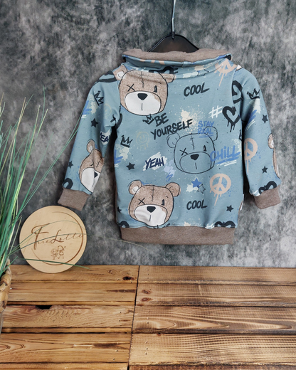 Hoodie Chillbär in Wunschgröße