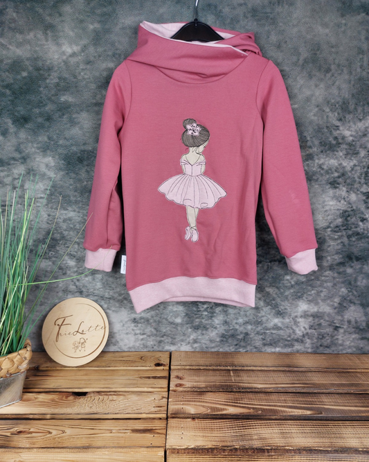 Hoodie Ballerina in Wunschgröße