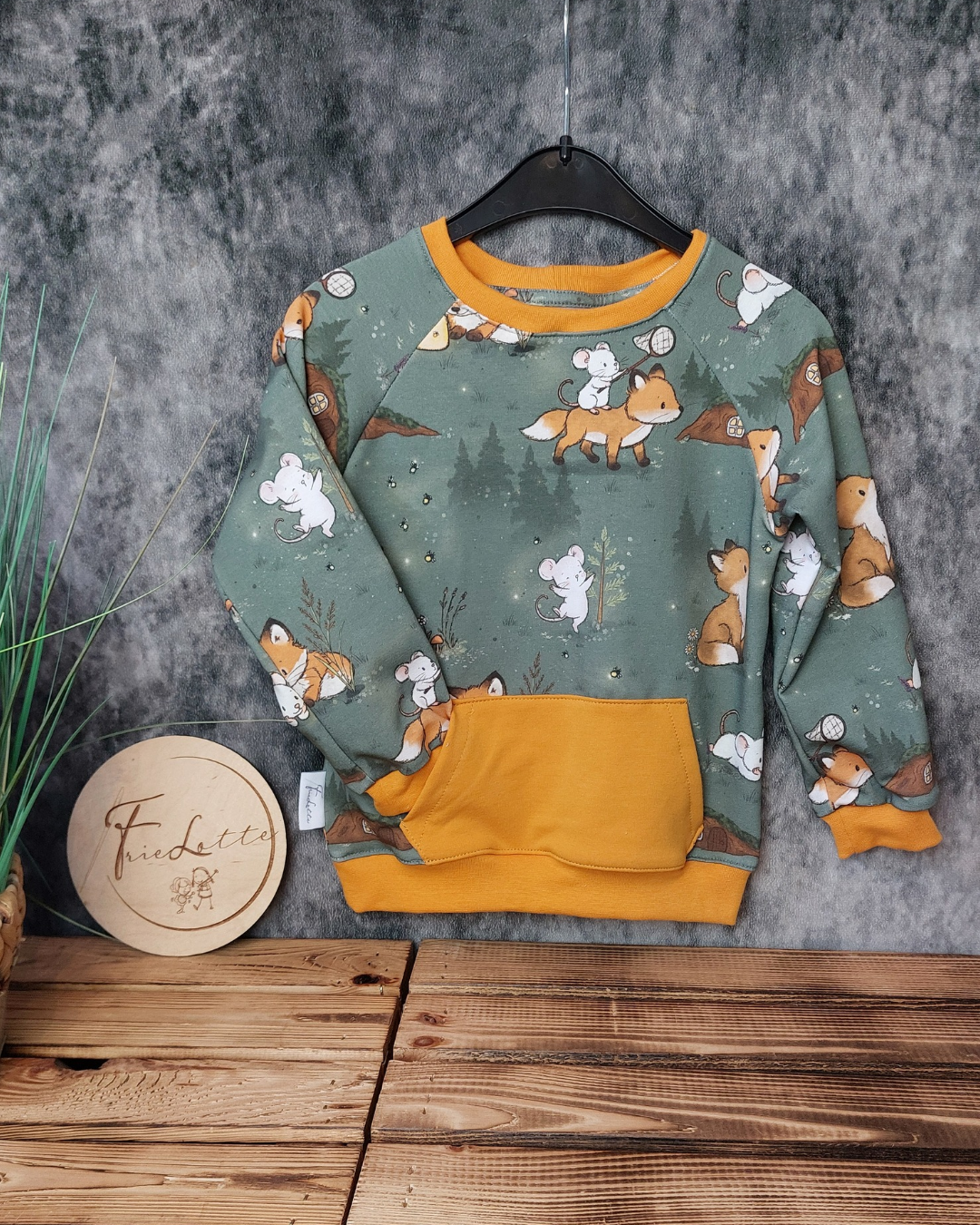 Sweater Glühwürmchen in Wunschgröße