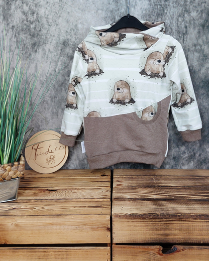 Hoodie Maulwurf Gr. 104
