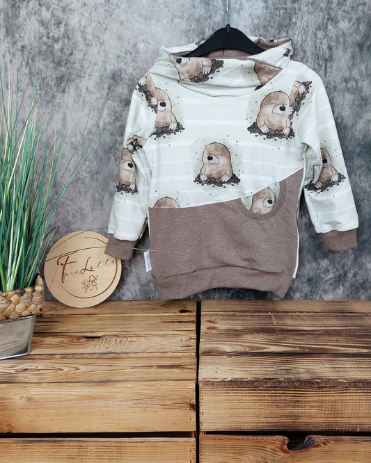 Hoodie Maulwurf Gr. 104