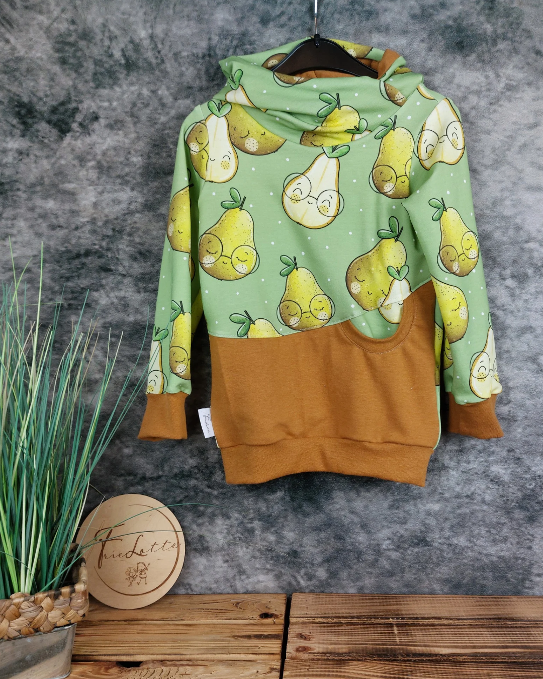Hoodie Birnen Gr. 116