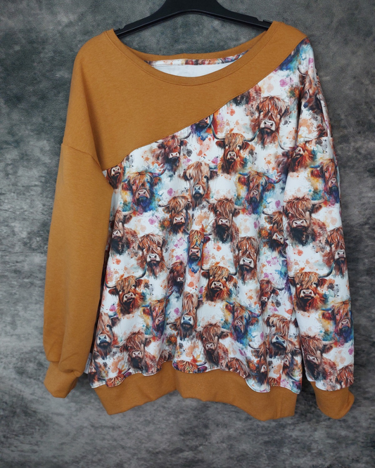 Oversized Sweater Gr. 44 Highland