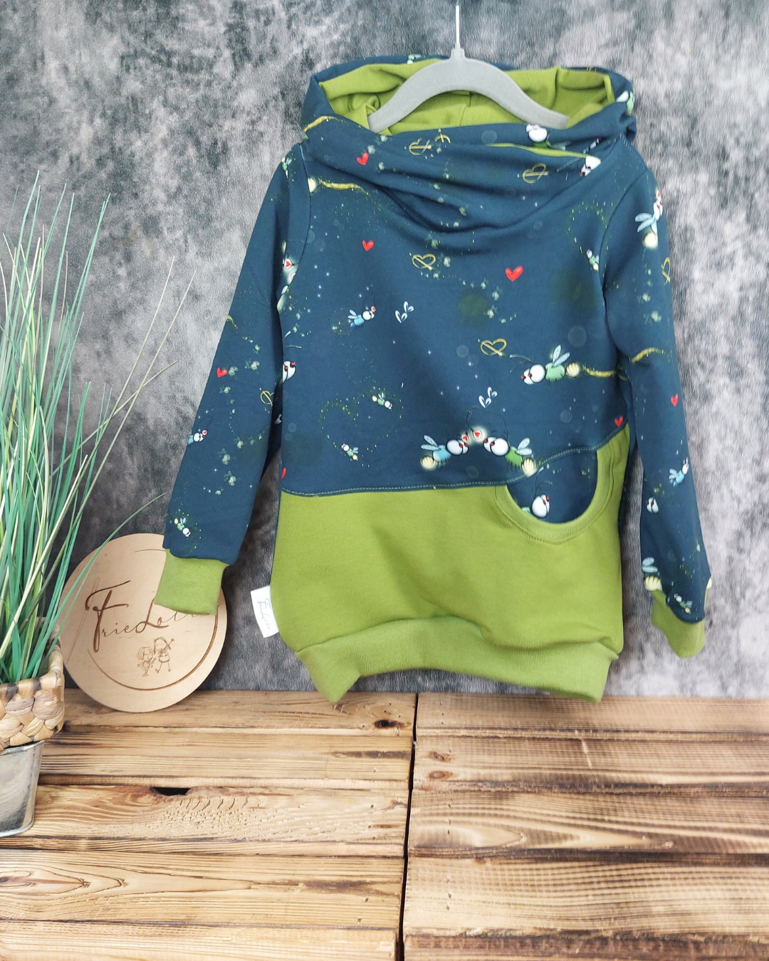 Hoodie Glühwürmchen Gr. 110