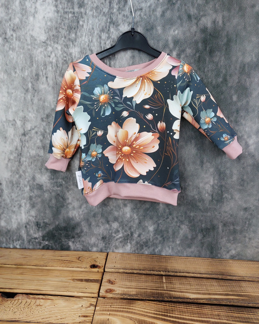 Sweater Gr. 68 Blüten