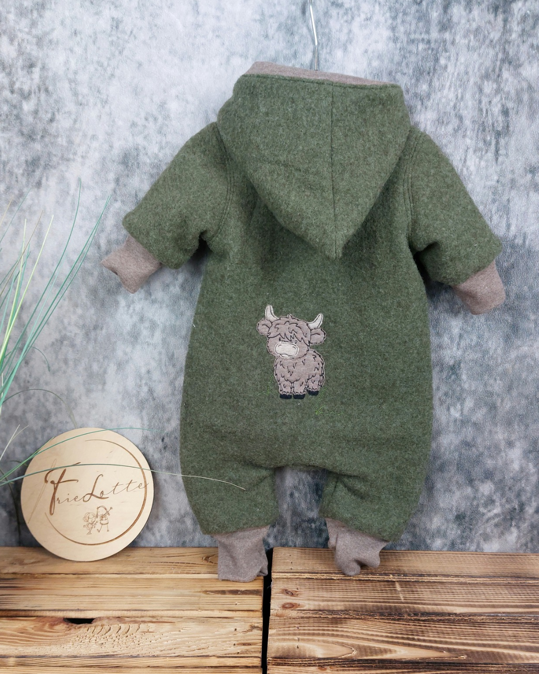 Anzug aus Wollfleece