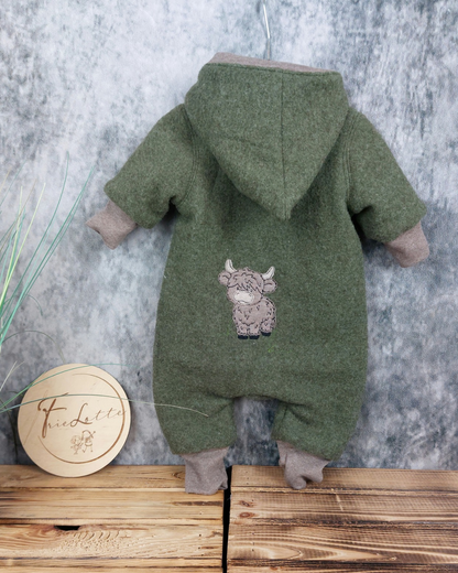 Anzug aus Wollfleece