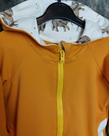 Sweatjacke ungefüttert mit Wunschmotiv in Wunschgröße