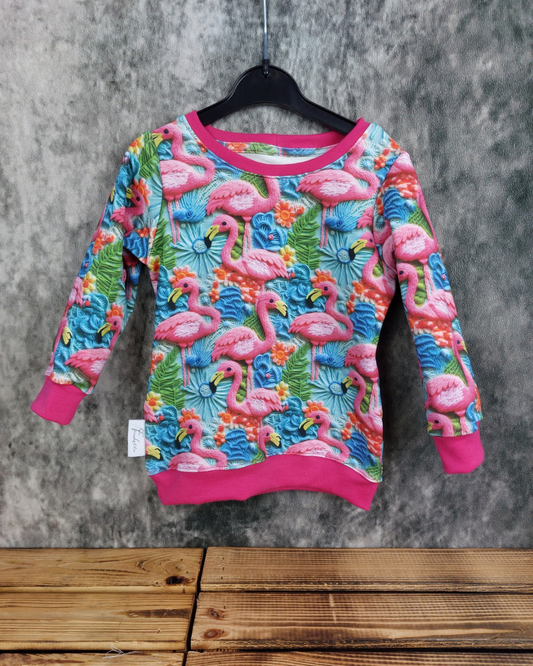 Sweater Gr. 86 Flamingo