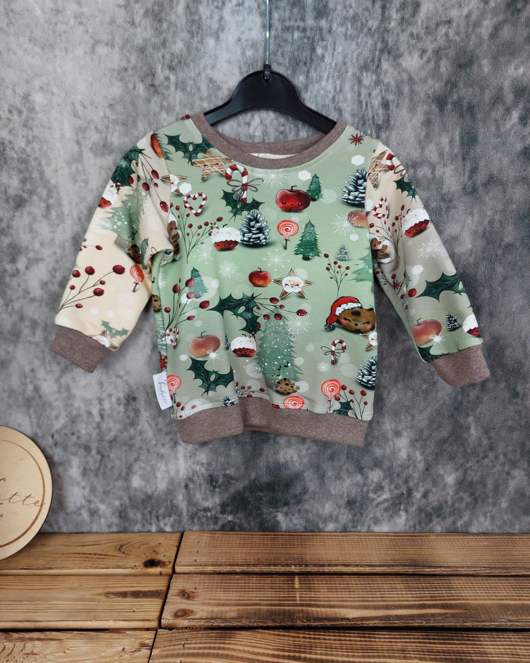 Sweater Gr. 74 Weihnachtscookies