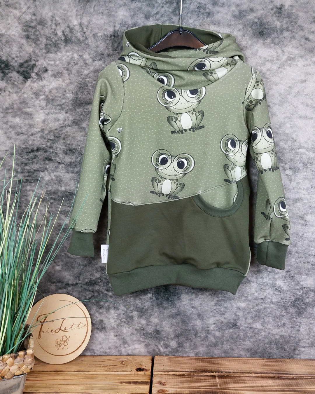 Hoodie Frösche in Wunschgröße
